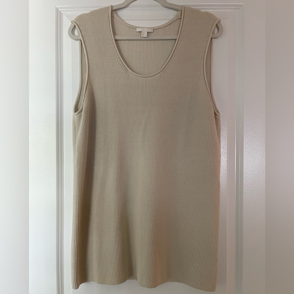 COS Beige Knit Vest - Picture 7 of 11